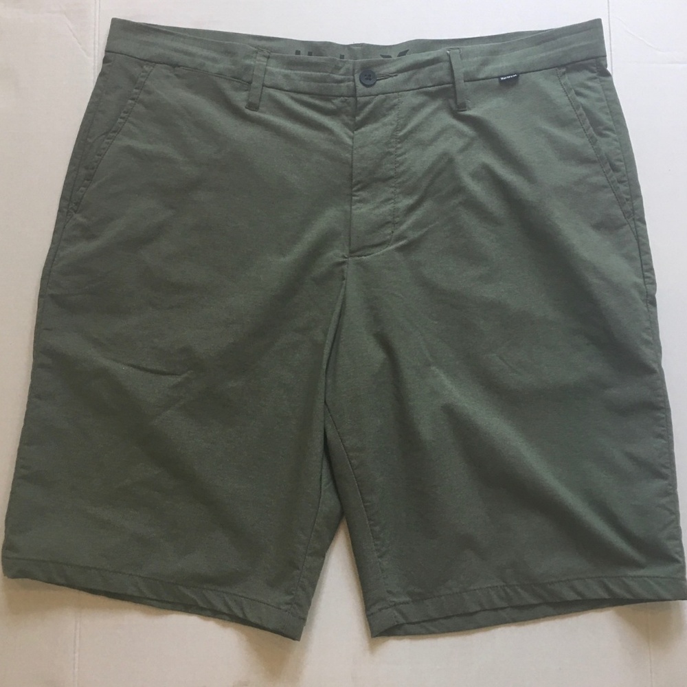 Hurley Nike Dri Fit Hybrid Board Shorts Olive 36